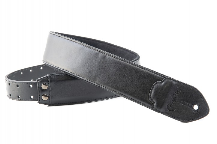 vintage-black-guitar-bass-strap